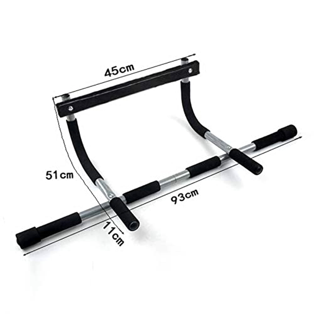BeQeuewll Pull Up Horizontal Bar for Doorway No Drilling Home Sit-ups Equipment
