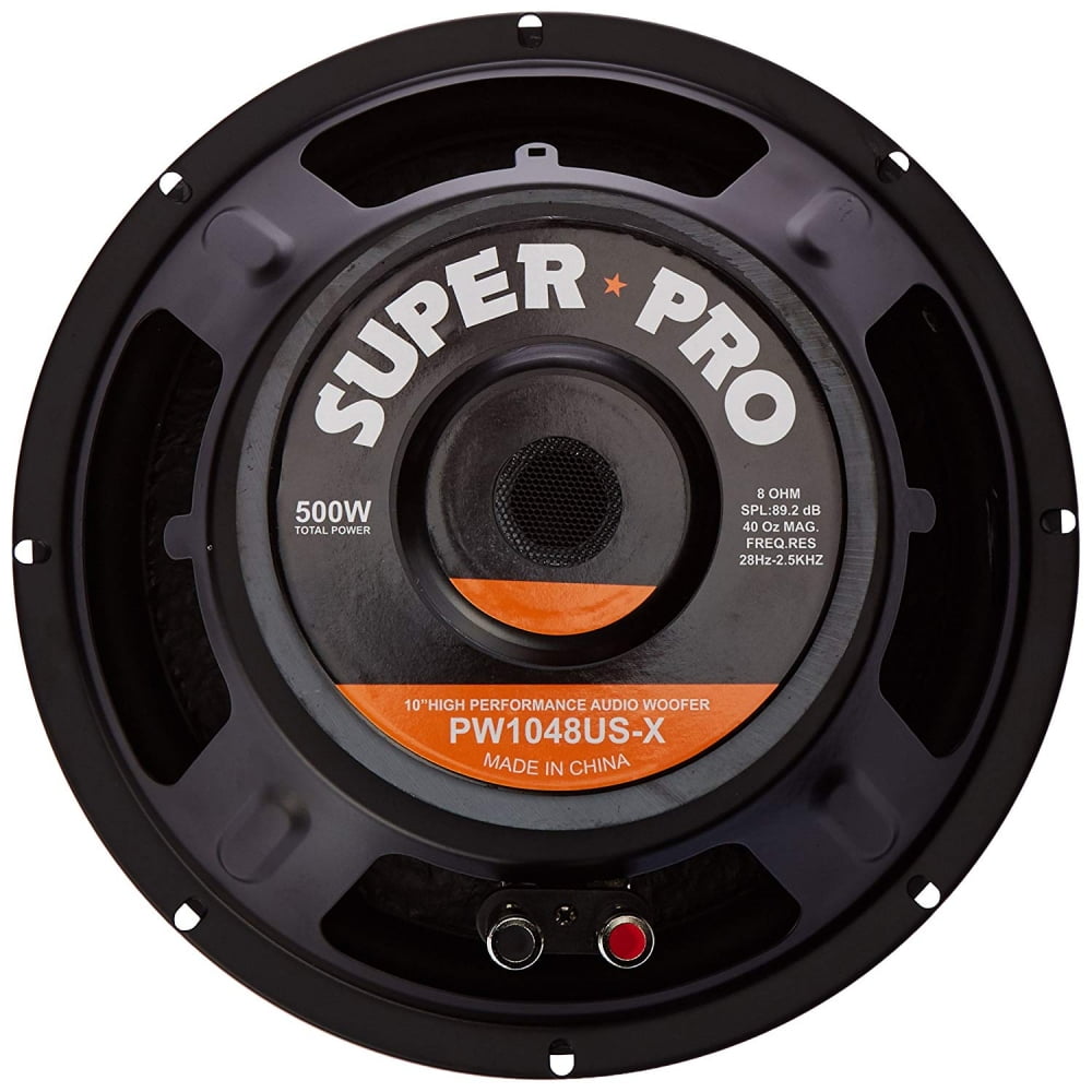 Pyramid PW1048USX 10 Inch 500 Watt 8 Ohm High Performance Car Audio Subwoofer
