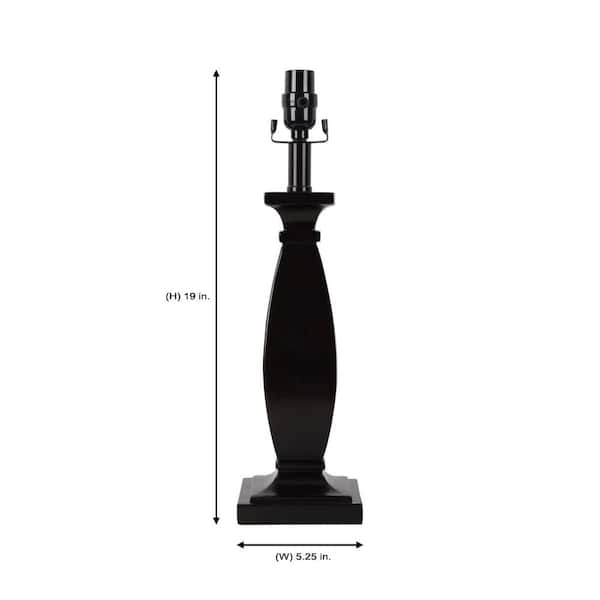 Mix and Match 19 in. H Bronze Table Lamp Base