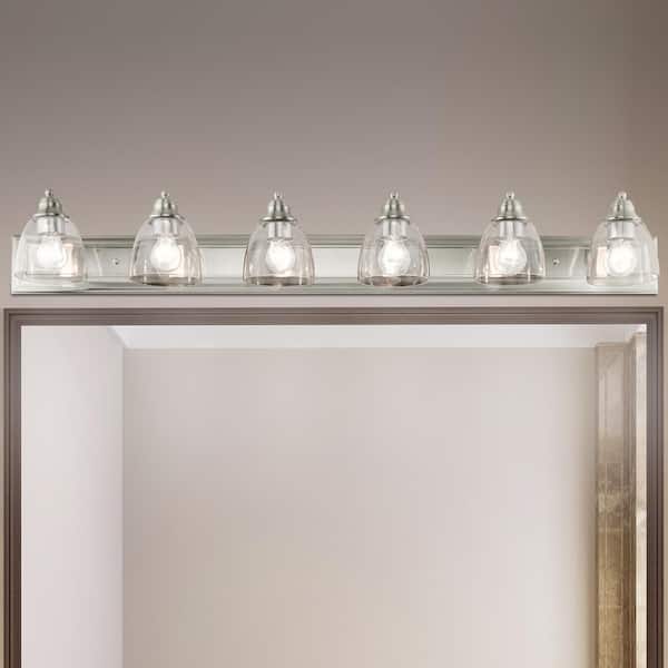 Birmingham 6 Light Brushed Nickel Vanity Sconce
