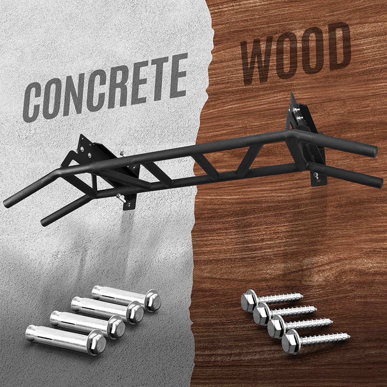 Multigrip Ceiling and Wall Mount Chin Up Bar