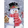 Christmas Garden Flag Santa Snowman Garden Flags for Xmas New Year Seasonal Garden Flags Yard Outdoor Decoration