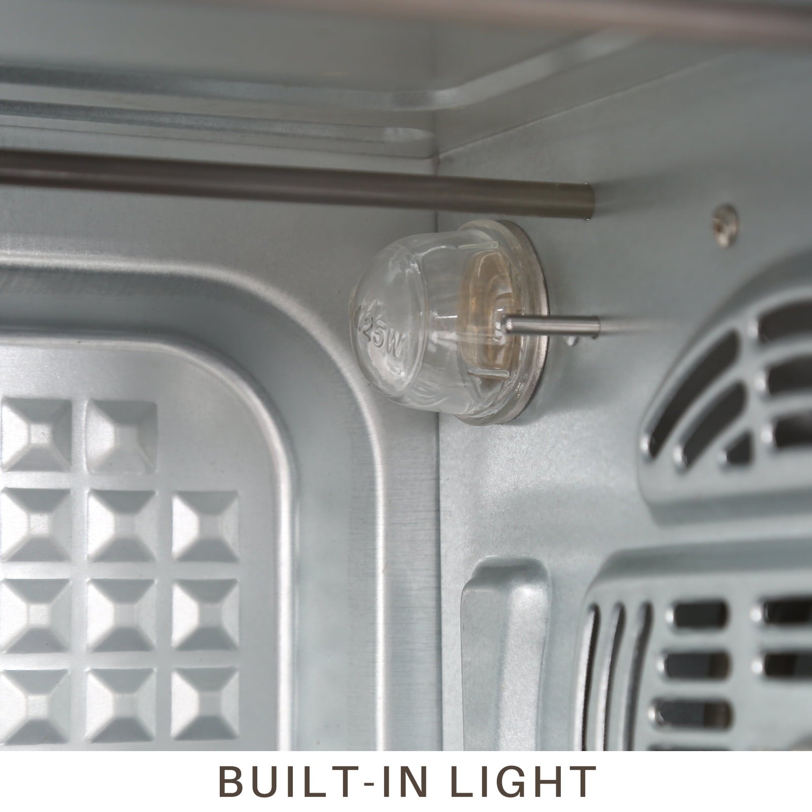 LNC Air Fryer Toaster Oven 12-in-1 Countertop Oven with Speedy Convection, Large 34 QT Capacity, 1750W, Stainless Steel - Black