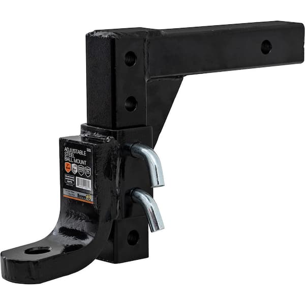 4-Position 2 in. Solid Shank Adjustable Ball Mount