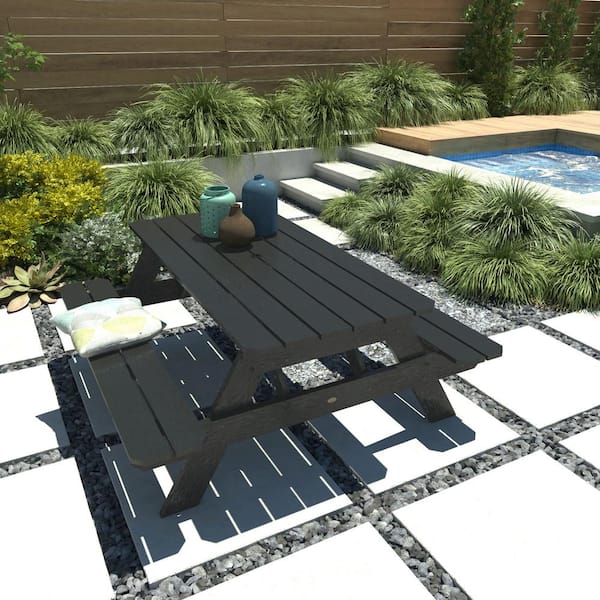 Hometown Picnic Table in Black