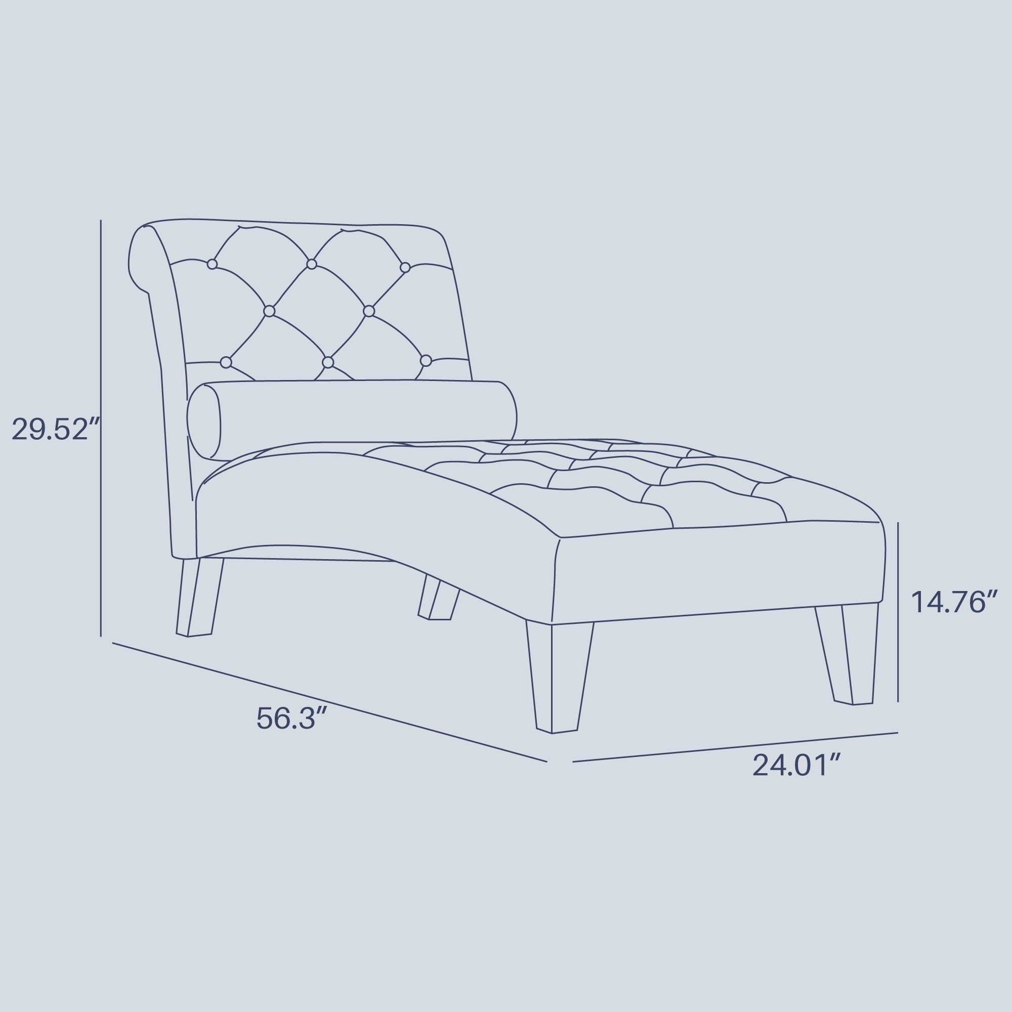 BELLEZE Modern Lounge Chaise Leisure Accent Chair - Aurora (White)