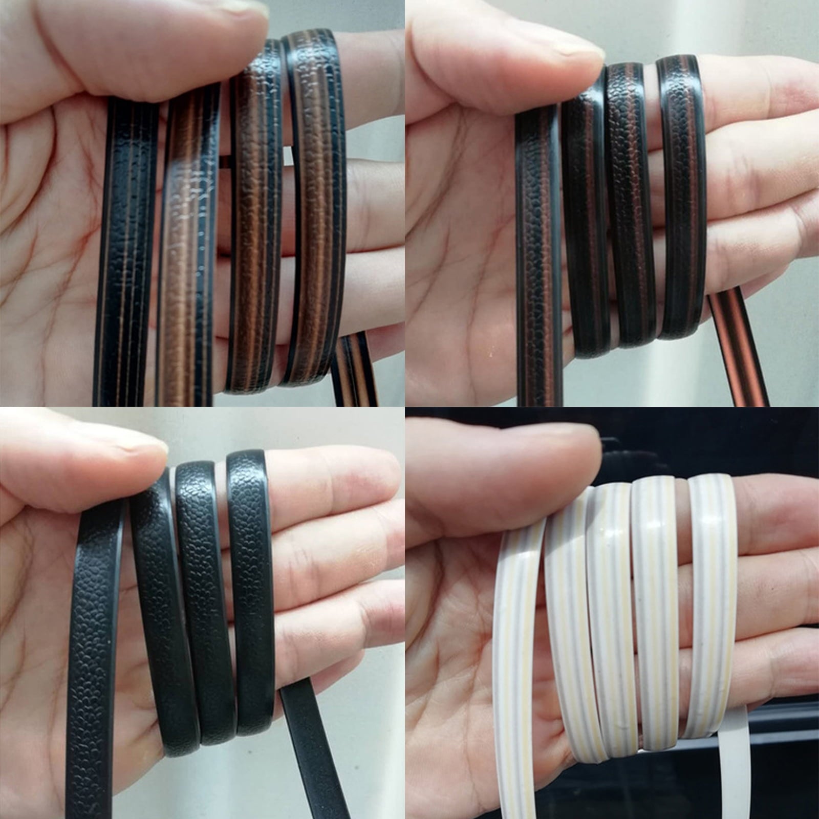 Furniture Wicker Repair Kit, 105ft High Strength Wicker Repair Supplies, Stuffygreenus Flat Rattan Material for Patio Chair Repair Flat Wicker Sofa Table Repair Replacement, 8mm width (Brown)