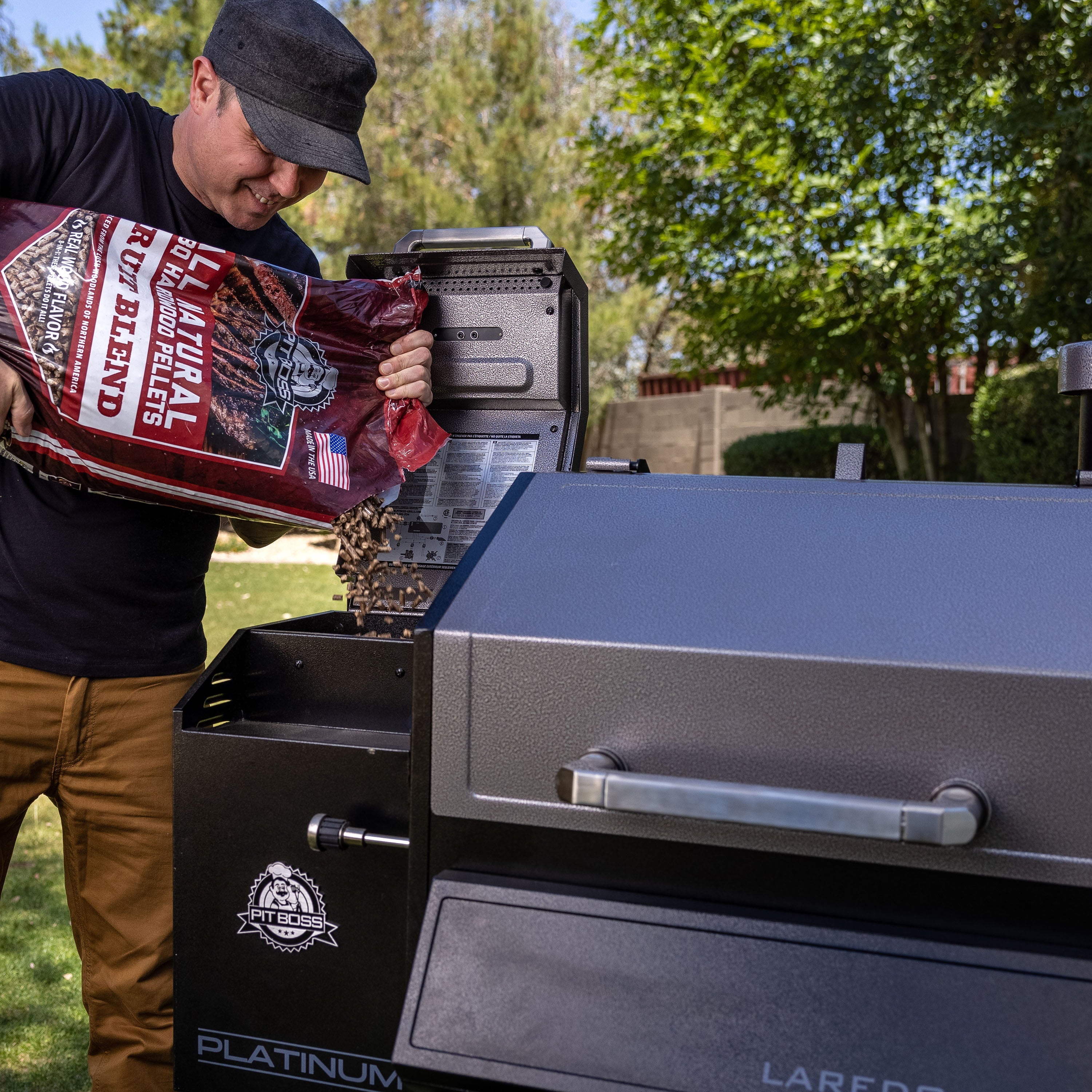 Pit Boss 100% All-Natural Hardwood Fruit Blend BBQ Grilling Pellets, 40 lbs Bag