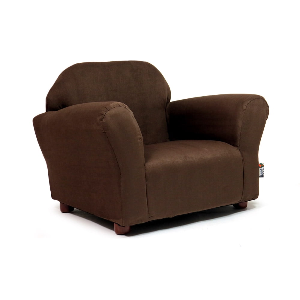 Keet Roundy Children's Chair, Microsuede, Brown