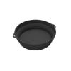 Soft Reusable Pizza Plate AirFryer Accessories For Air Fryer Replacement Liners Round Silicone Pot Baking Basket PINK