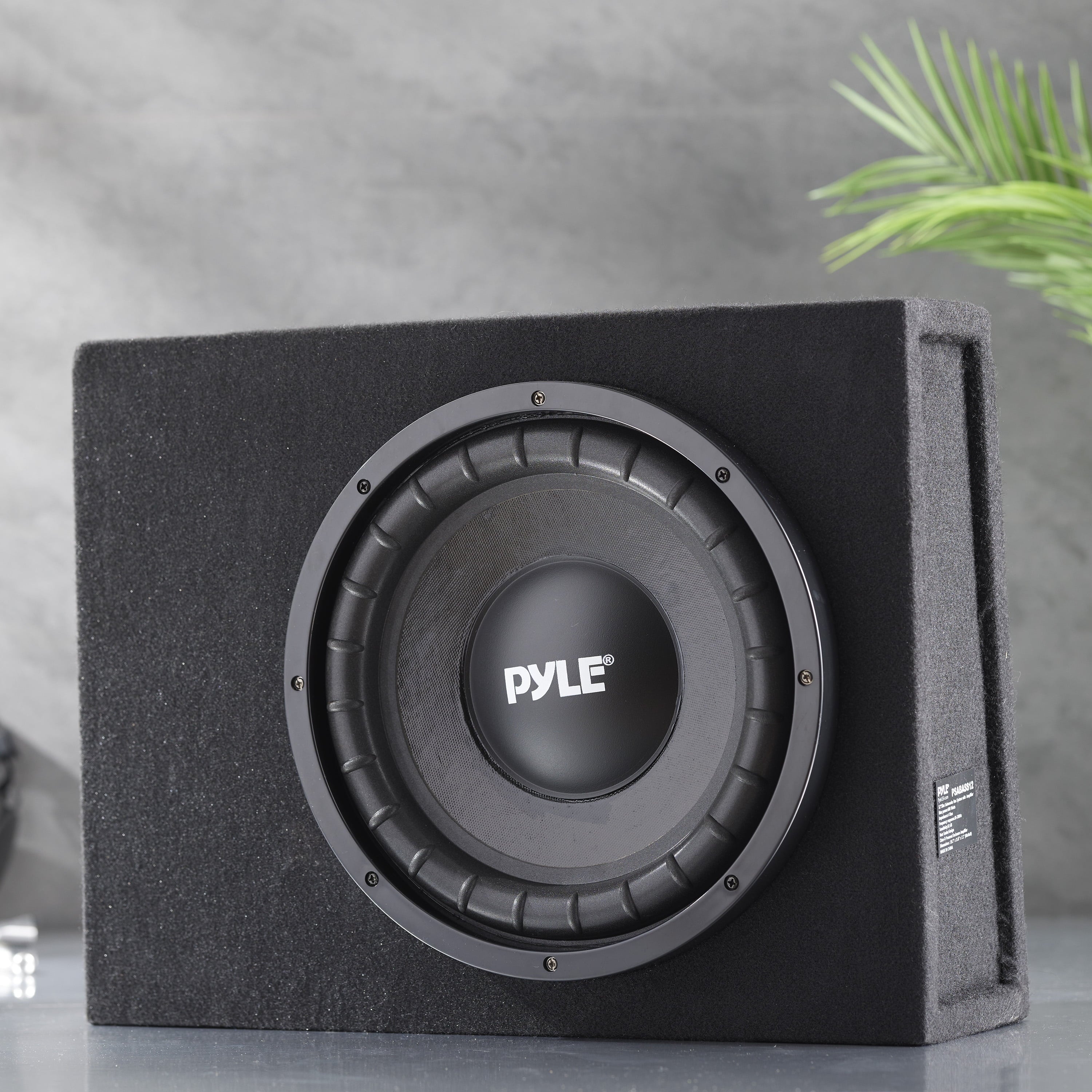Pyle 12 Inch 600 Watt Mount Car Audio Subwoofer Enclosure Box Seal Design