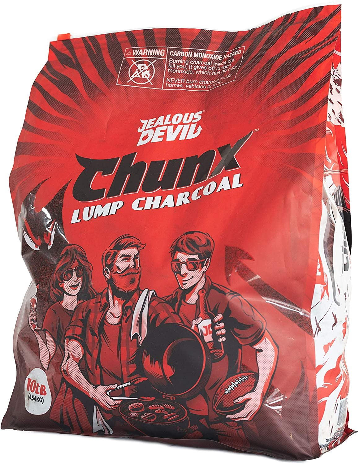 Jealous Devil All Natural Hardwood Lump Charcoal 1 - 10lbs Bag