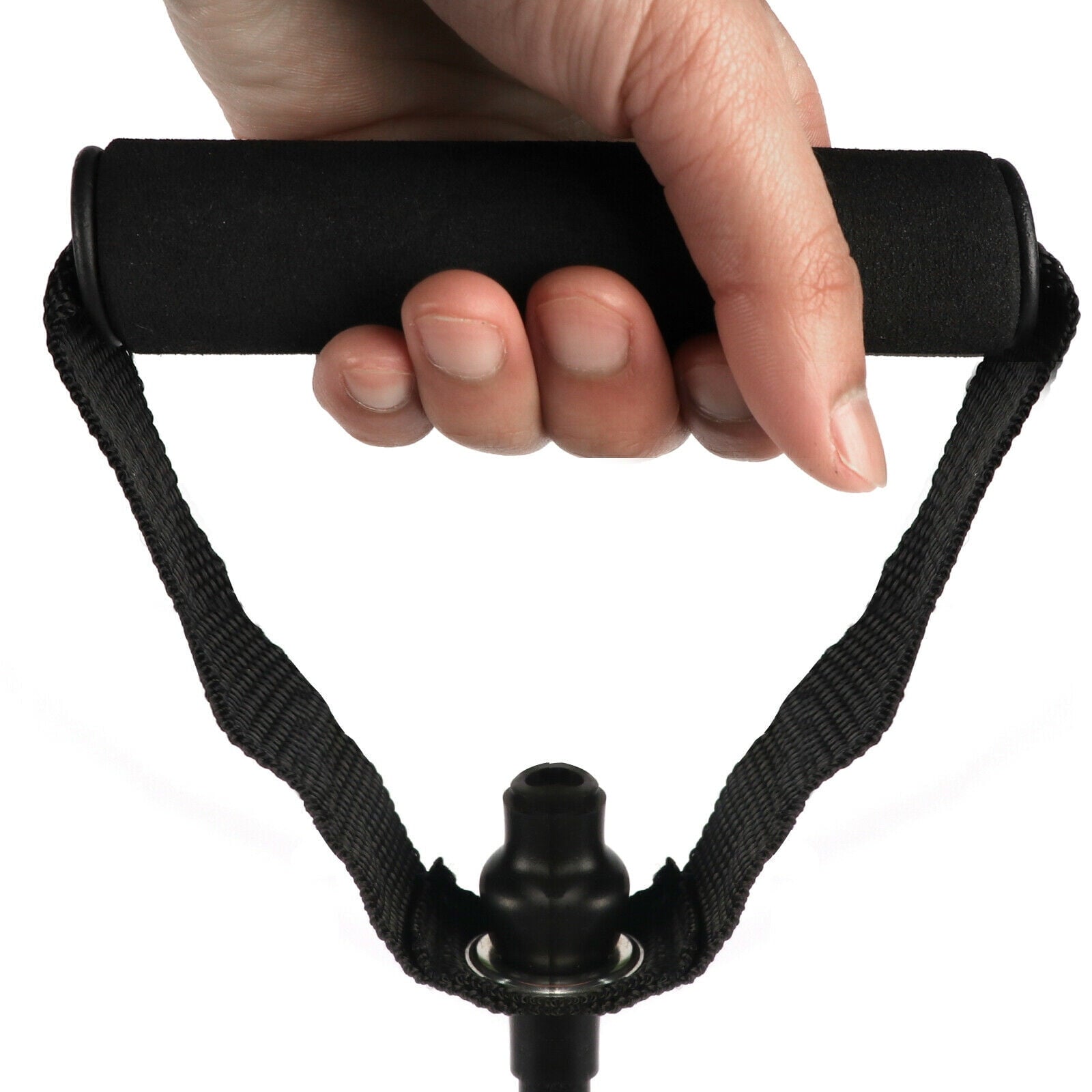 Fitness Base Inflatable Stability Ring Yoga Ball Resistance Band Exercise Black