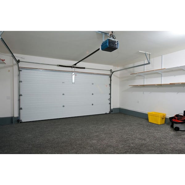 8 ft. 10 in. W x 22 ft. L Charcoal Gray Commercial/Residential Polyester Garage Flooring Mat
