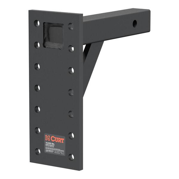 Adjustable Pintle Mount (2 in. Shank, 10,000 lbs., 13 in. High, 10 in. Long)
