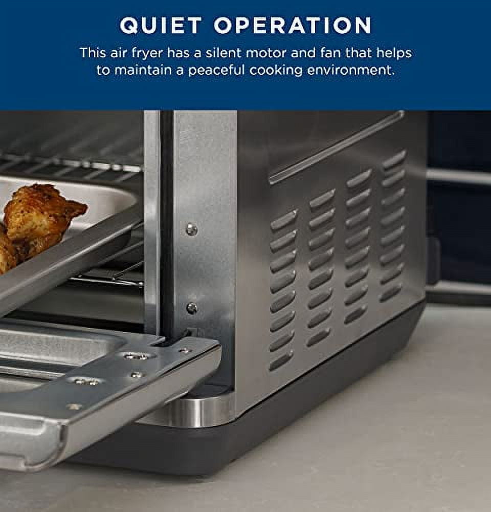 GE - Convection Toaster Oven with Air Fry - Stainless Steel