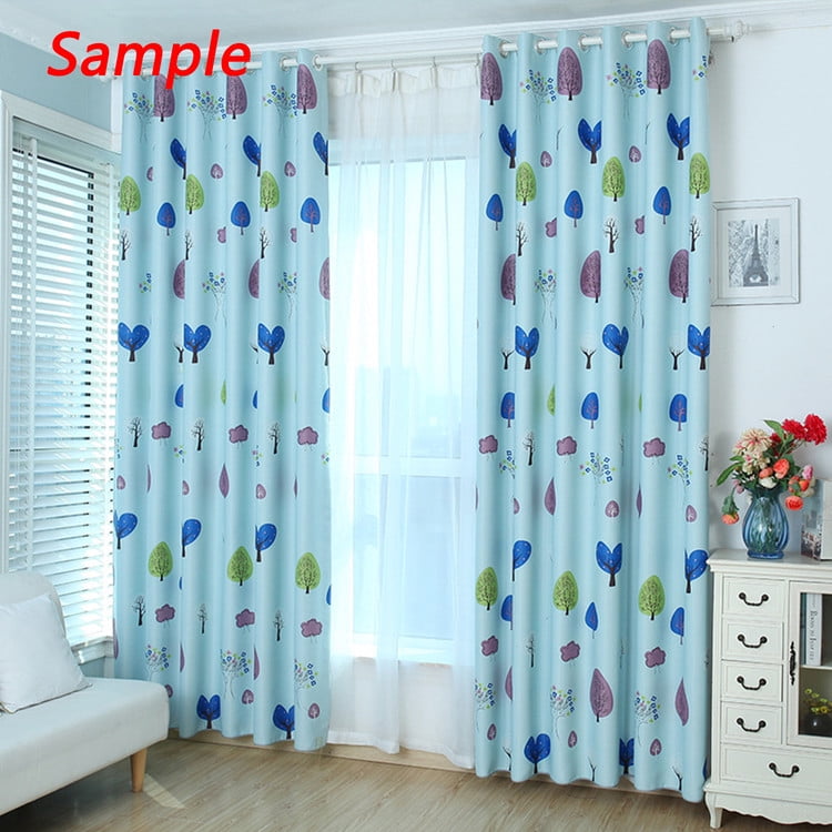 Phfzk Great Ocean Wave Window Curtain, Shark Underwater World Window Curtain Blackout Curtain For Bedroom Living Room Kitchen Room 52X84 Inches Two Piece