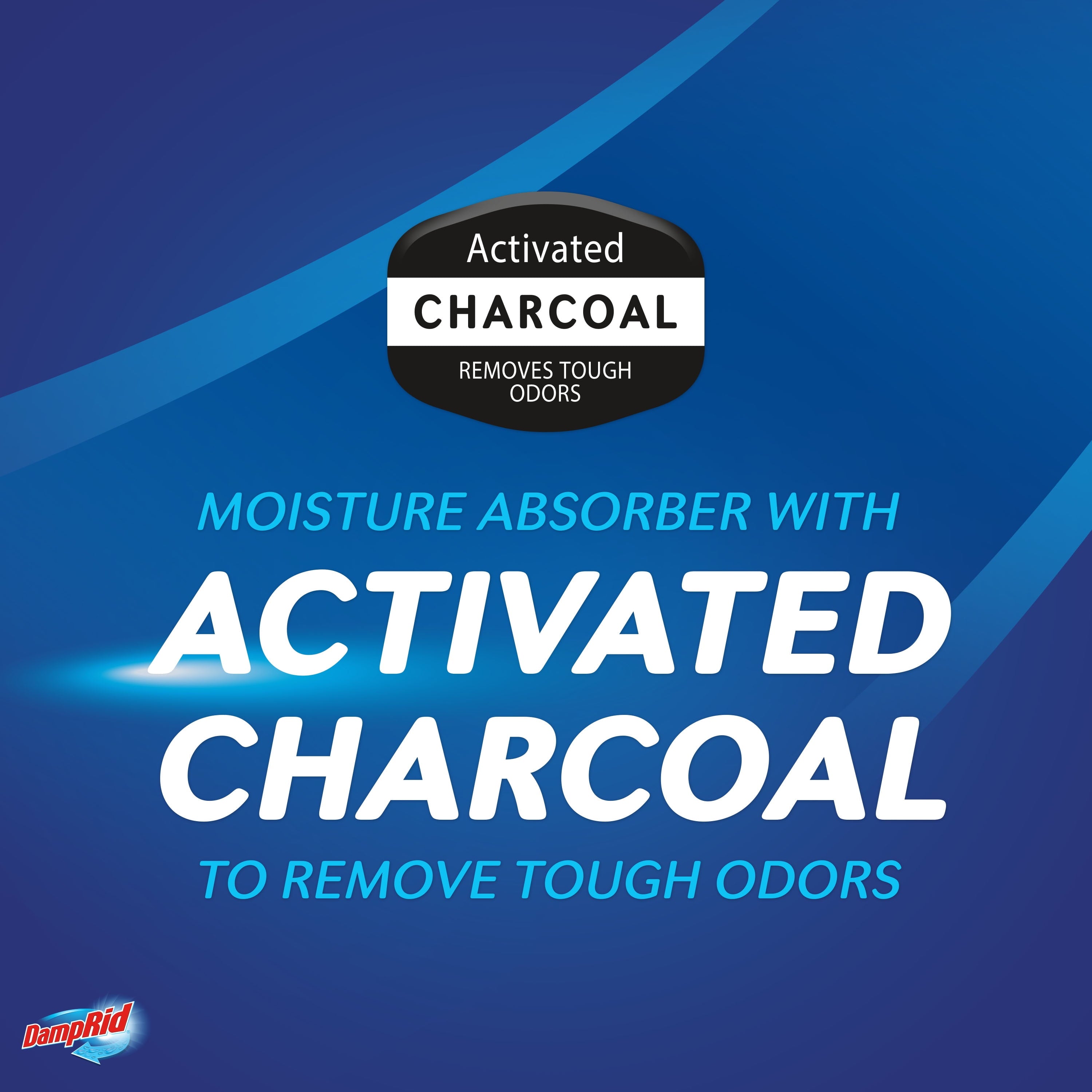 DampRid Fragrance Free Disposable Moisture Absorber for Boats and RVs with Activated Charcoal – 18 oz.; Odor Absorber & Remover