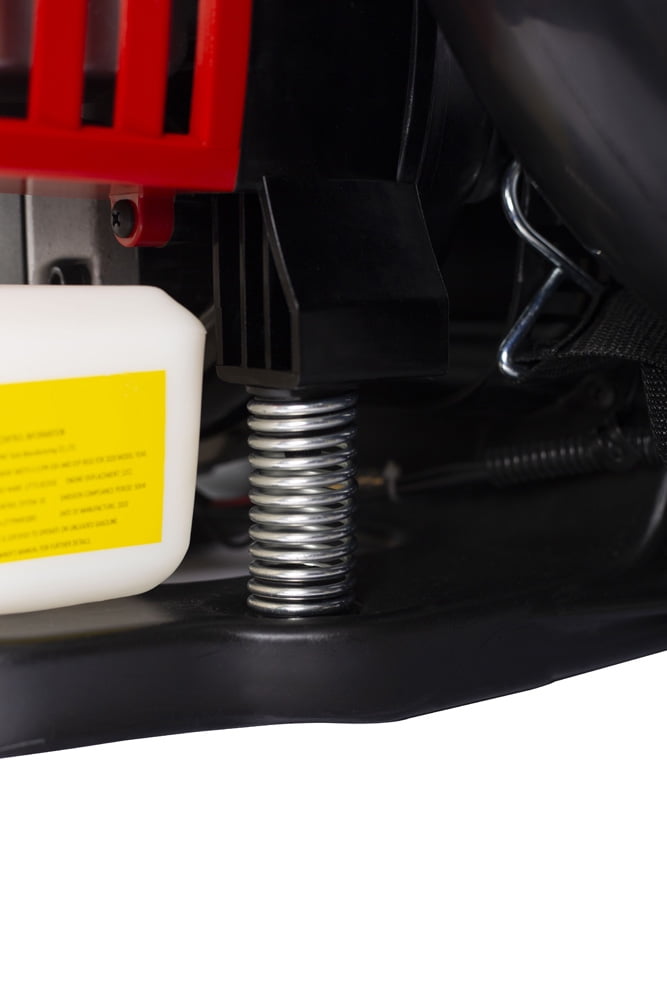 SESSLIFE Backpack Leaf Blower, 52CC 2-Cycle Gas-powered Leaf Blower for Leaves Snow Dust, Blower with Extention Tube, Adjustable Handle and Shoulder Straps, 524 CFM/174 MPH, Red, X1597