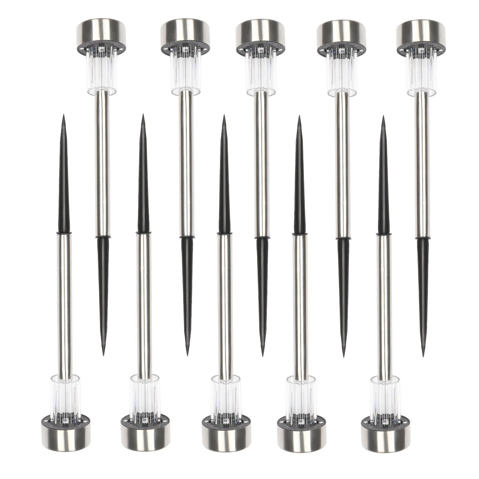 Ktaxon 10PCS Solar LED Garden Lights Torch Light,Landscape Lawn Light