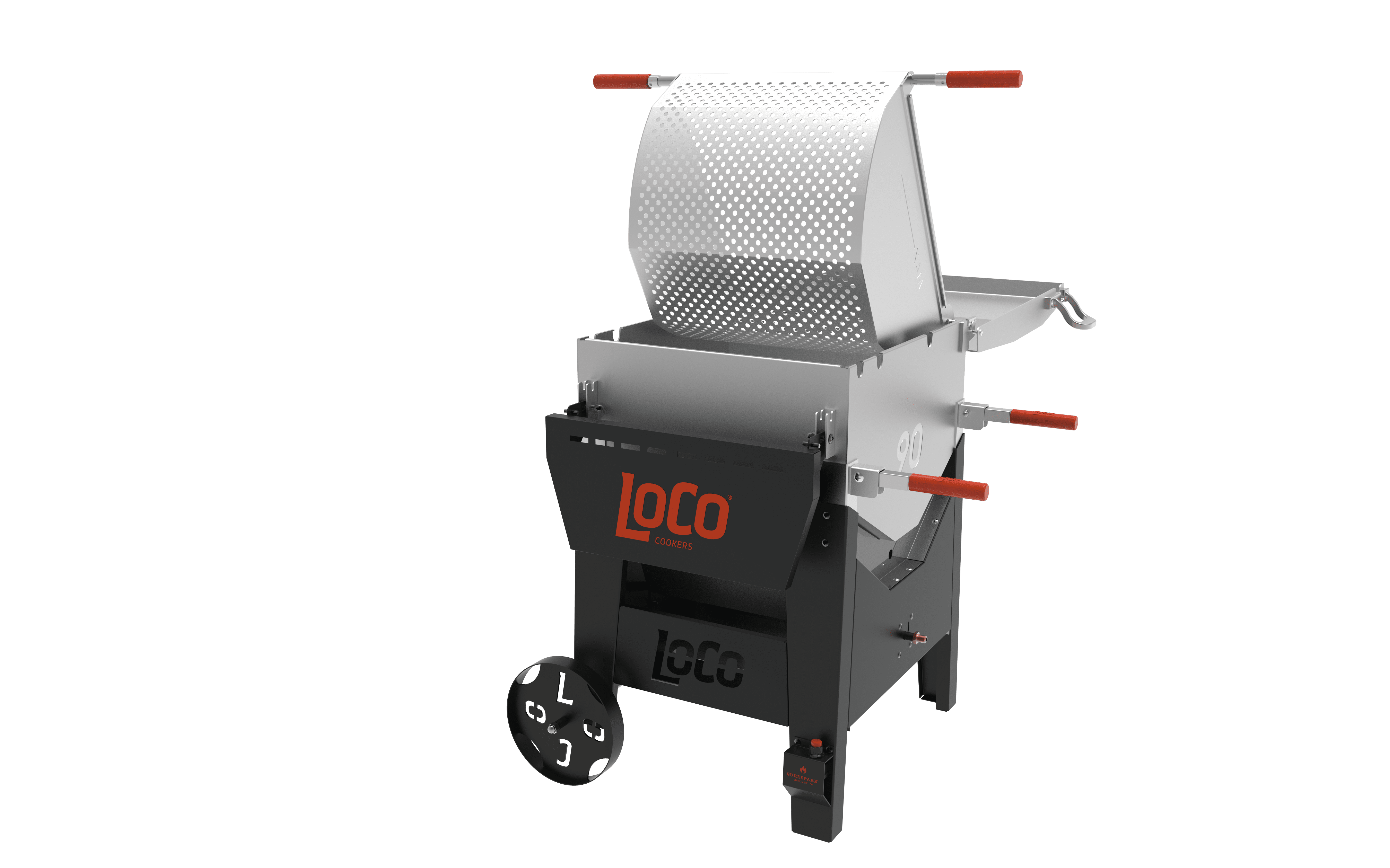 LoCo Cookers Propane Cart Boiler, 90 Quart