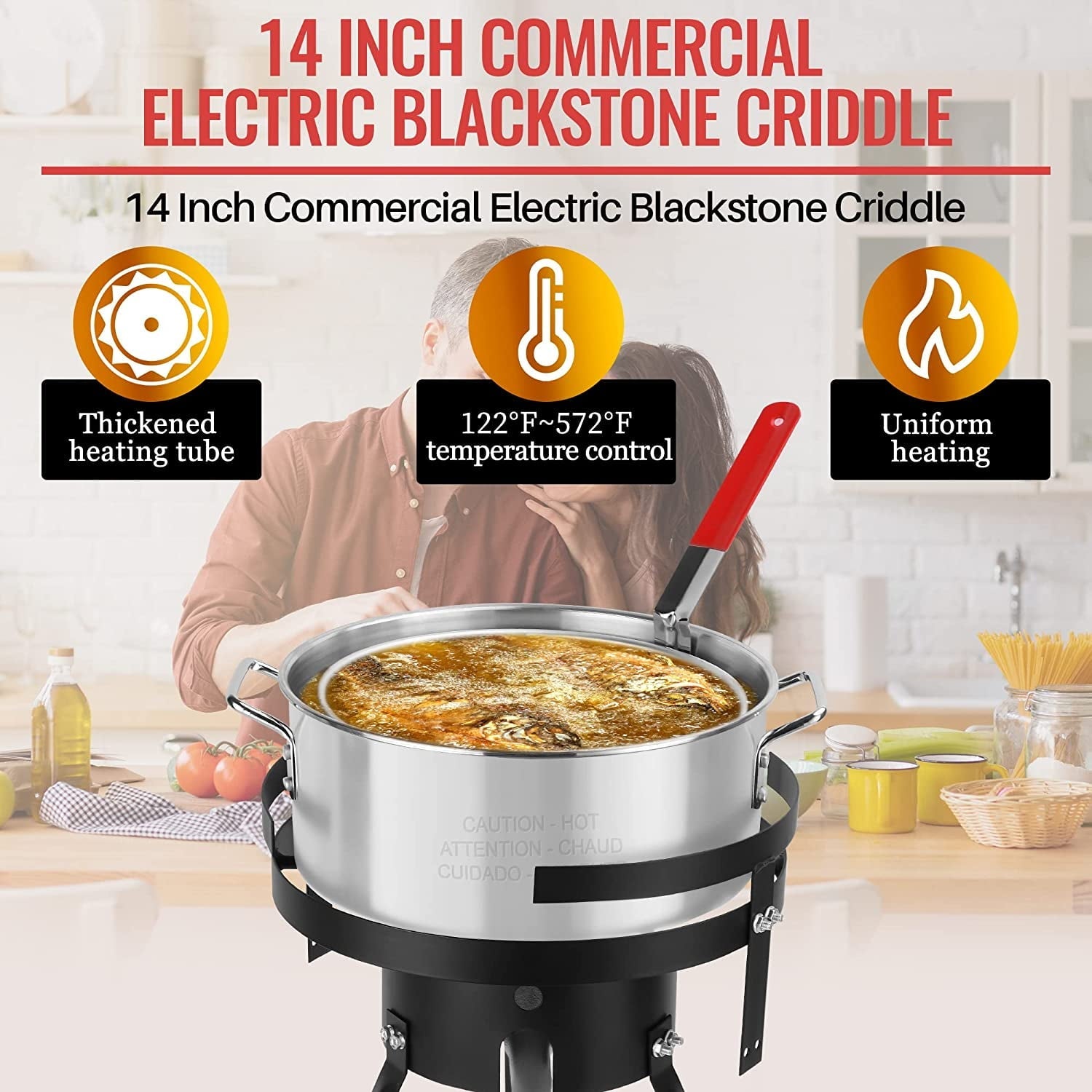 Lafati Aluminum Fish Fryers Set, Cooking Propane Seafood Boiler Steamer Kit with Crawfish Cooker Pot Basket 50000 BTU Gas Burner Heavy Duty Steel Frame 10 Quart Aluminum Stock Pot