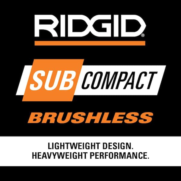 18V SubCompact Brushless Cordless 1/2 in. Drill/Driver Kit with (2) 2.0 Ah Batteries, Charger, and Tool Bag