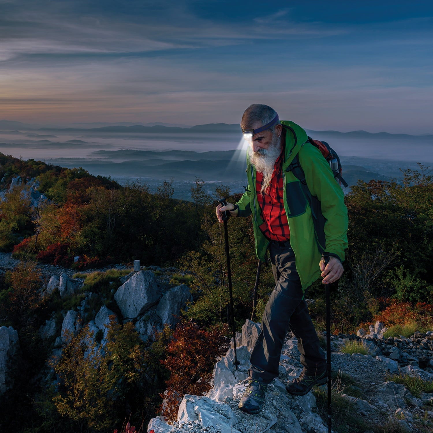 Energizer Vision HD+ 300 Lumen Advanced LED Headlamp, Includes (3) AAA Batteries