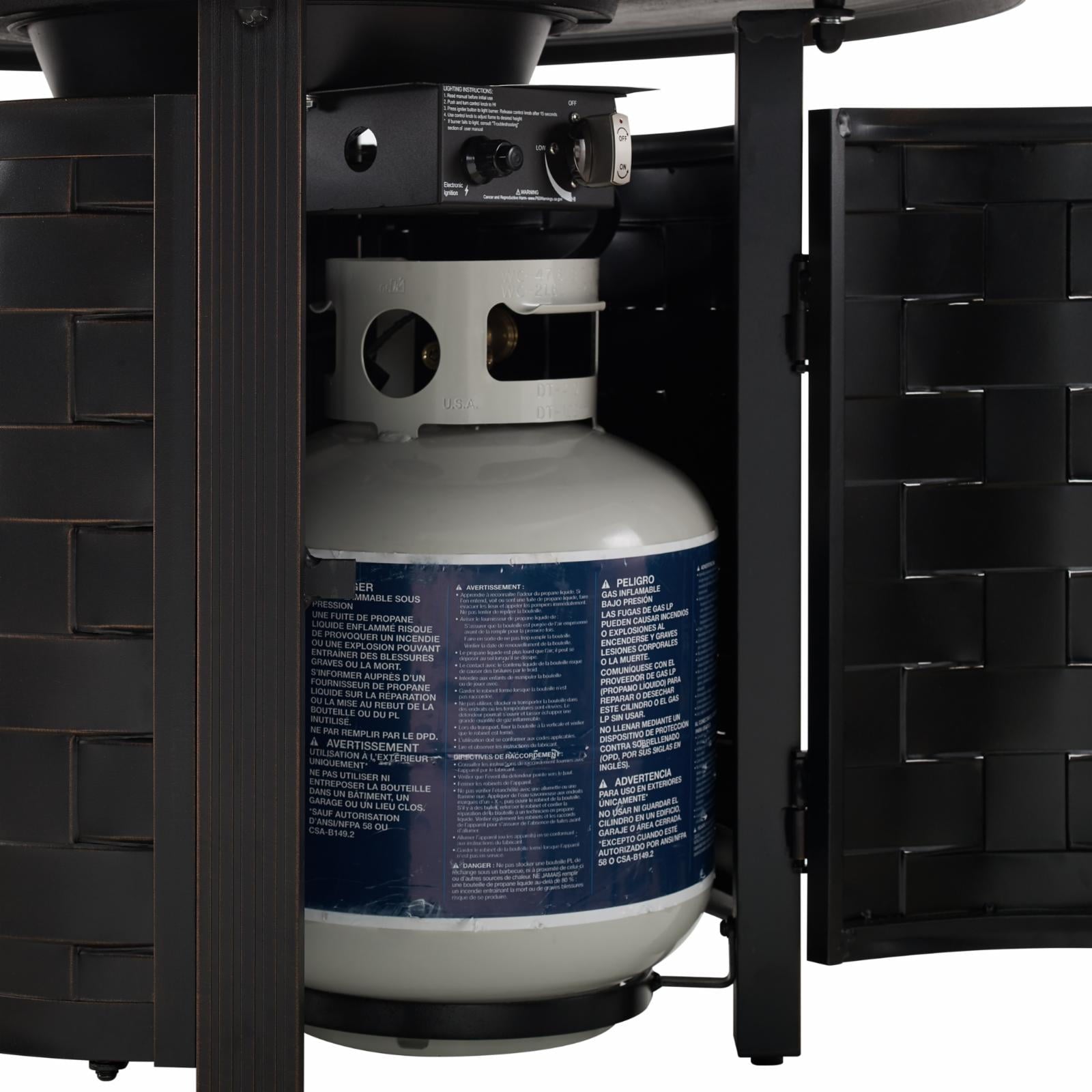 Fire Sense Dylan 33.9 in. Propane Fire Pit