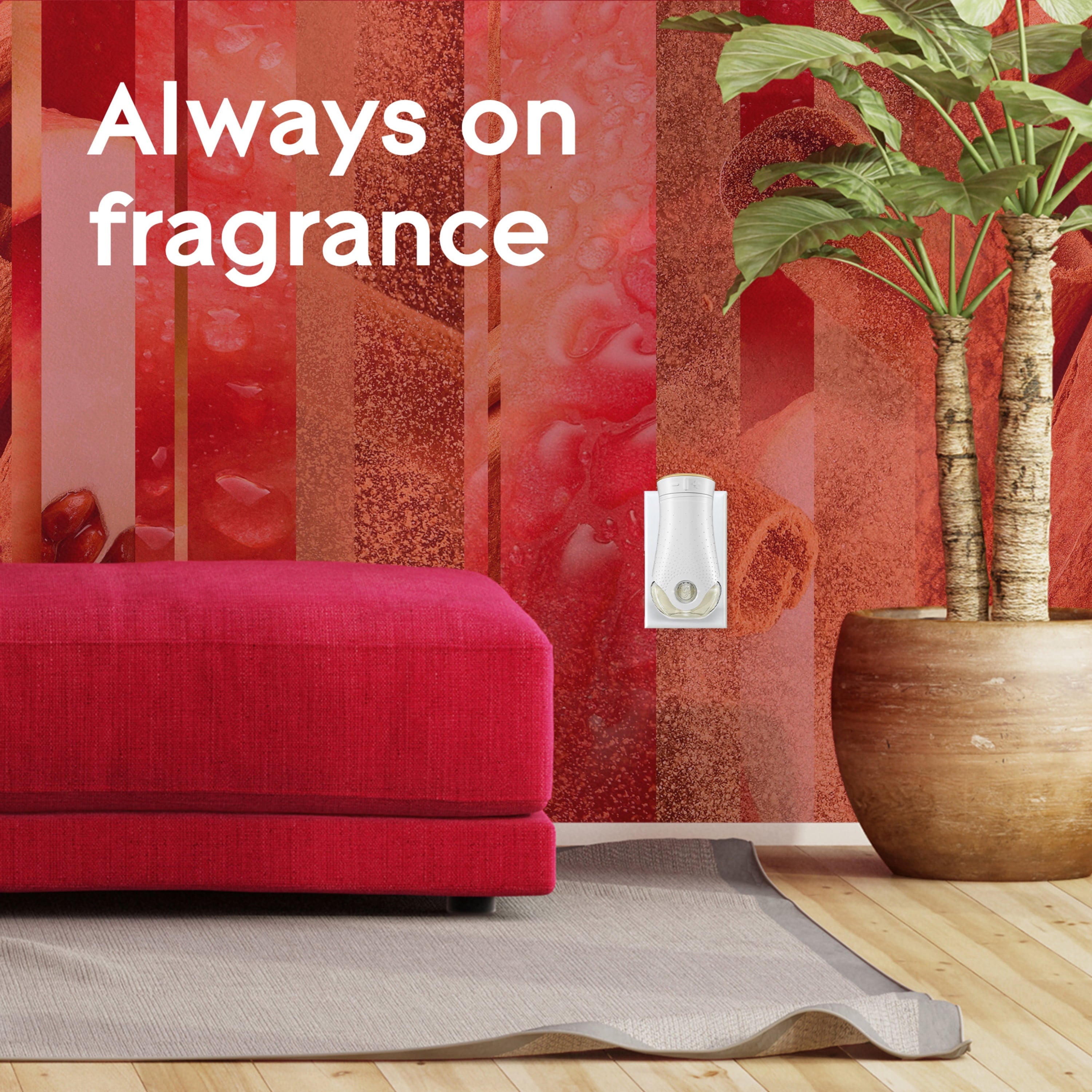 Glade PlugIns Refill 5 ct, Apple Cinnamon, 3.35 FL. oz. Total, Scented Oil Air Freshener