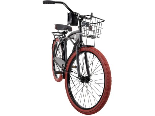 Huffy 26” Nel Lusso Men's Cruiser Bike Matte Black Fast Shipping New Arrive