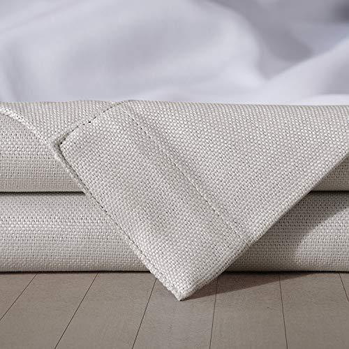 HPD Half Price Drapes BOCH-LN-DW-P Extra Wide Linen Room Darkening Curtain (1