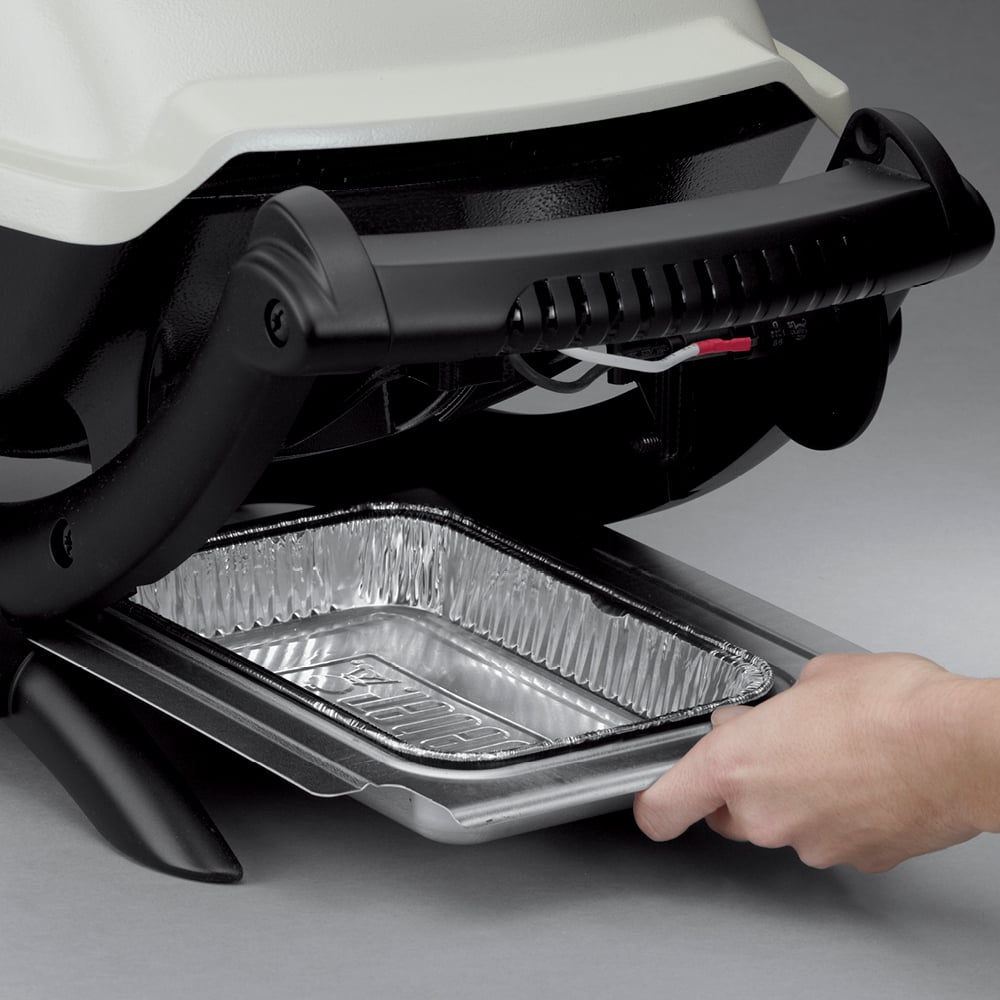 Q 1000 1-Burner Portable Gas Grill, Titanium