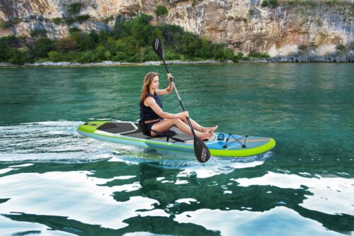 Oceana Inflatable Convertible Stand-Up Paddleboard & Kayak Set Lake Family Fun