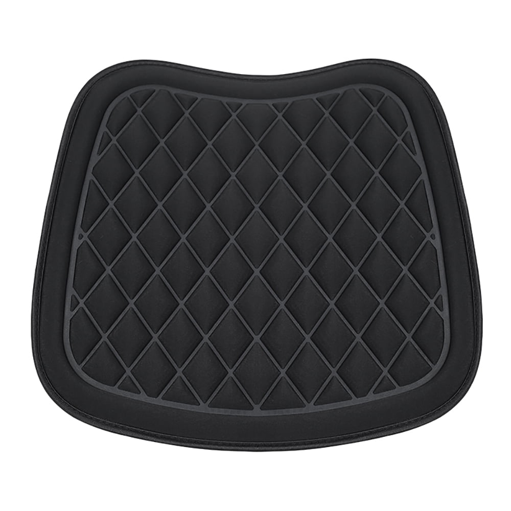 Virwir Car Seat Cushion Driver Seat Cushion W/ Comfort Memory Foam & Non-Slip Rubber, Black