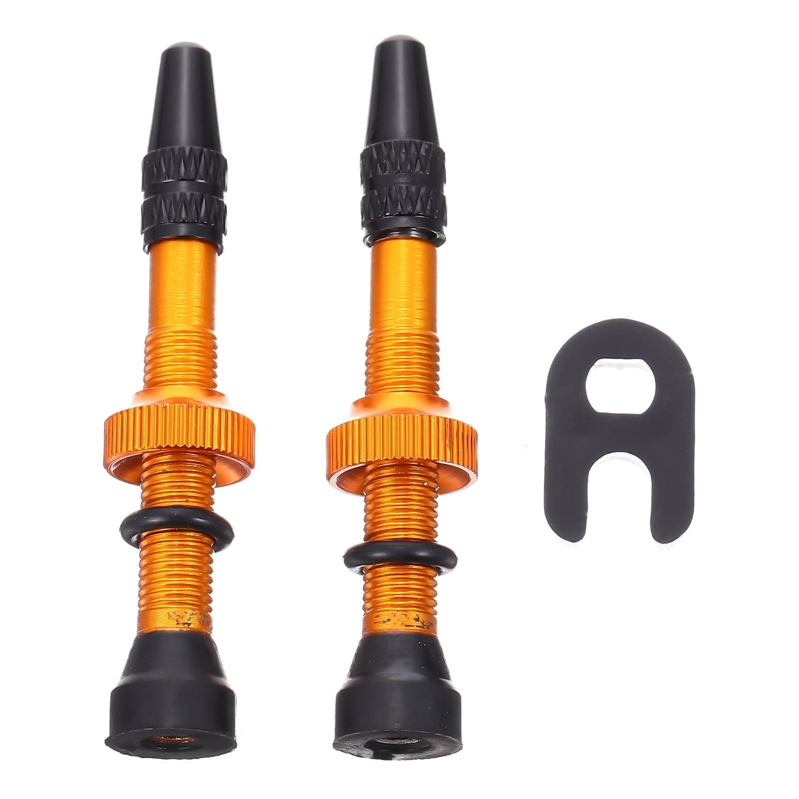 1 Pair Bike Tire Valves Stems Metal Tubeless Valves Stems Bike Tire Valves Stems