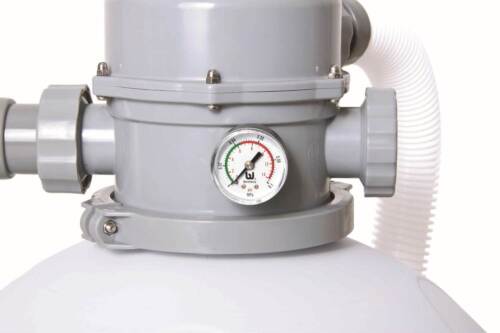 Bestway 24' x 12' x 52" Power Steel Rectangular Above Ground Pool Set (Used)