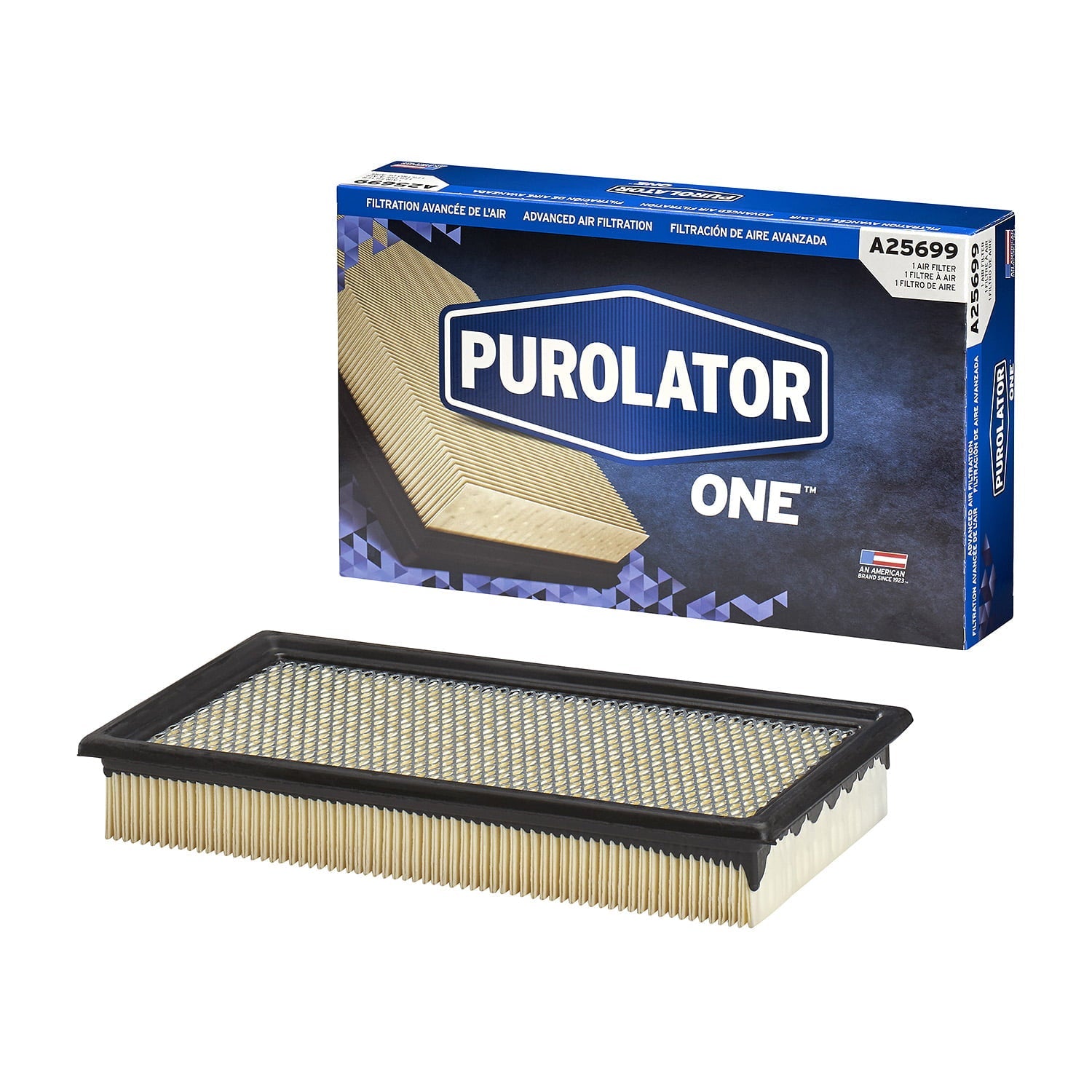 Purolator Advanced Engine Air Filter Purolator ONE A25699 for Ford Explorer Fits select: 2007-2014 FORD EDGE, 2008-2019 FORD TAURUS