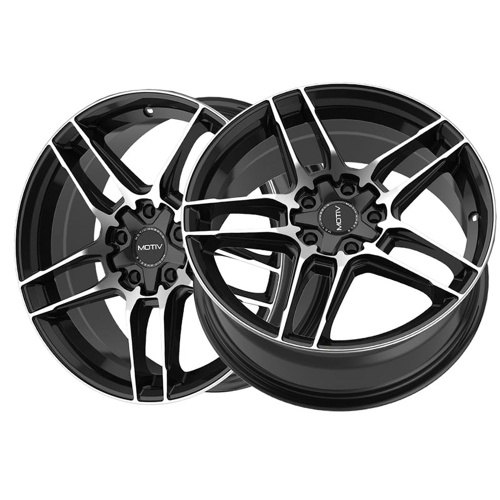 Motiv 17x7.5 5X100 434MB Matic Black Wheel Rim