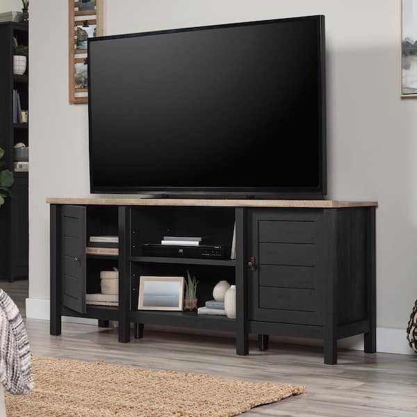 Cottage Road 59.134 in. Raven Oak Entertainment Credenza Fits TV's up to 65 in.