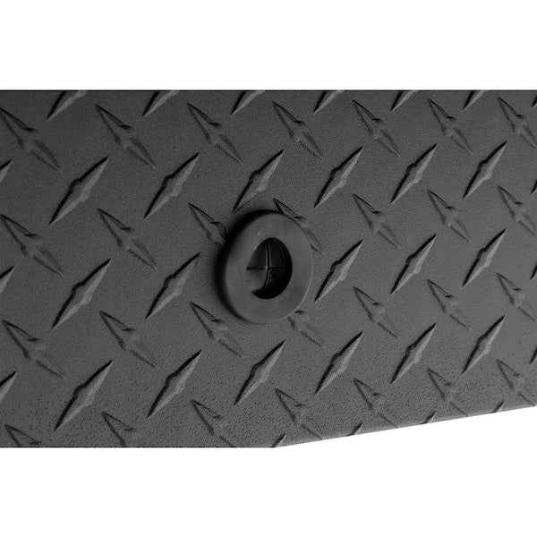 56 in. Matte Black Aluminum Lo- Side Truck Tool Box