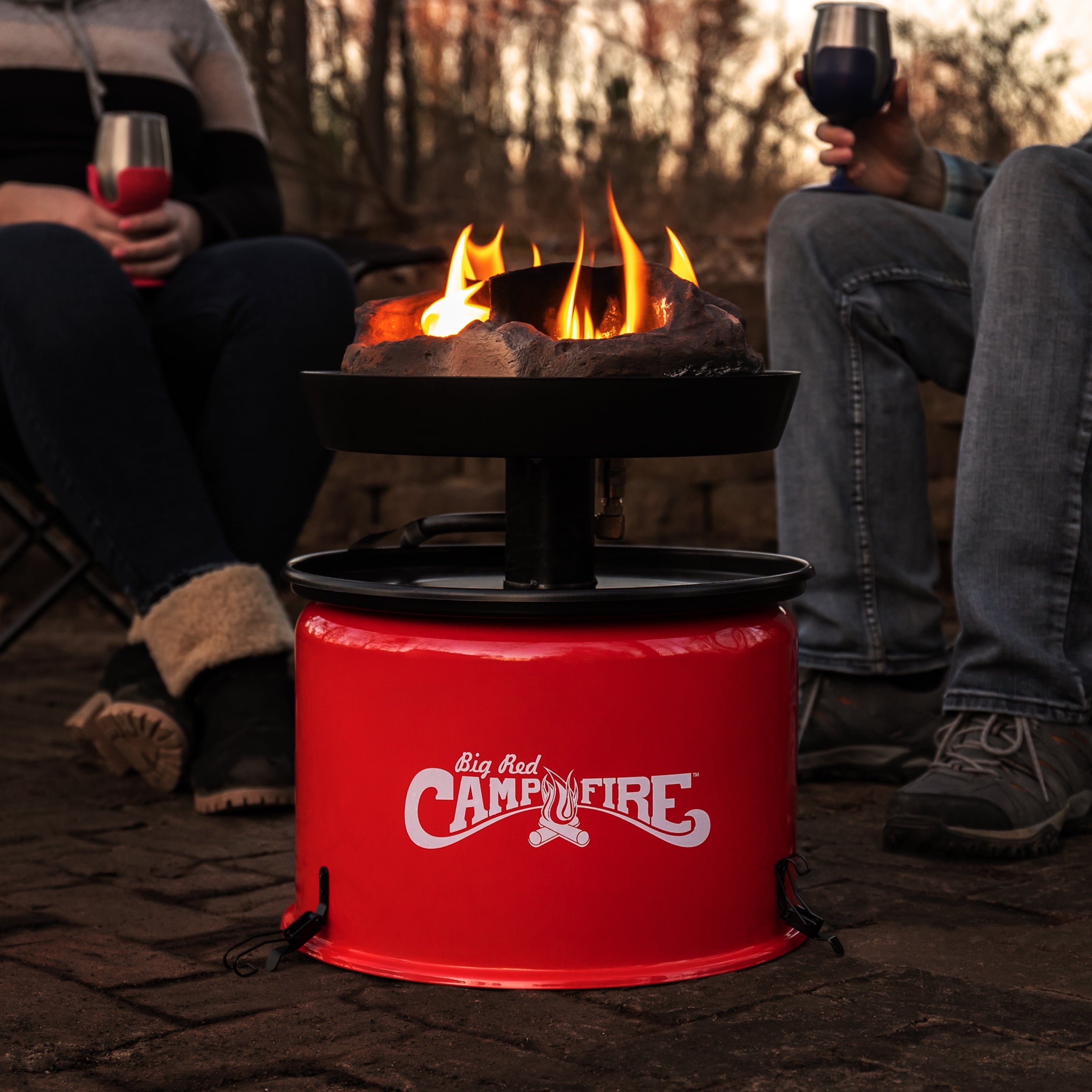 Camco Big Red Portable Campfire | Features a Full 9.5