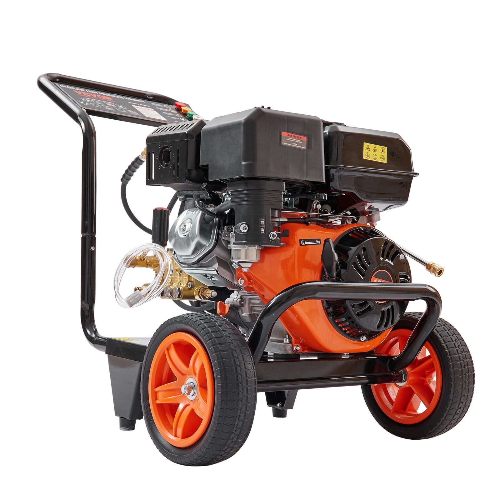 BENTISM 4400 PSI 4.0 GPM Gas Pressure Washer w/26 ft High Pressure Hose 5 Nozzles Gas Powered Washer