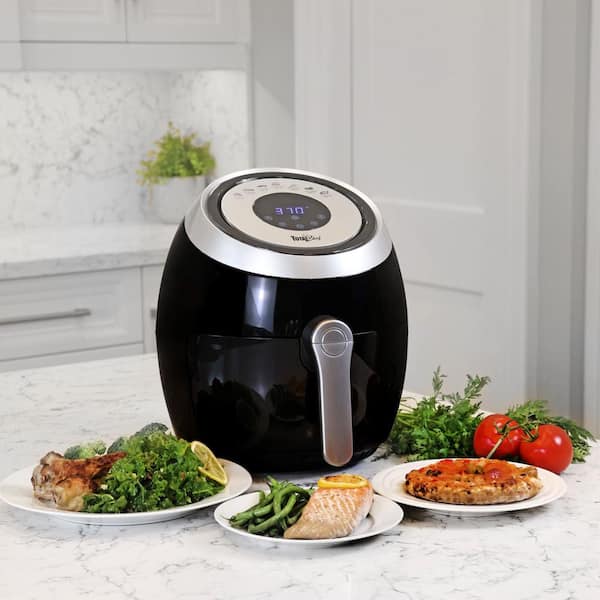 Electric Air Fryer Oven 3.8qt / 3.6L, 7 Cooking Presets, Digital Touch Controls
