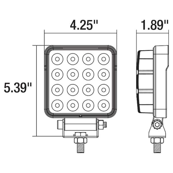 LED Square Flood Light Bar