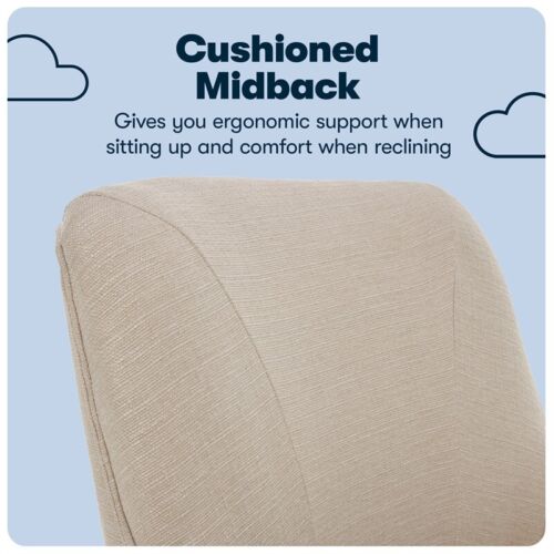 Serta Leighton Home Office Chair with Memory Foam Beige