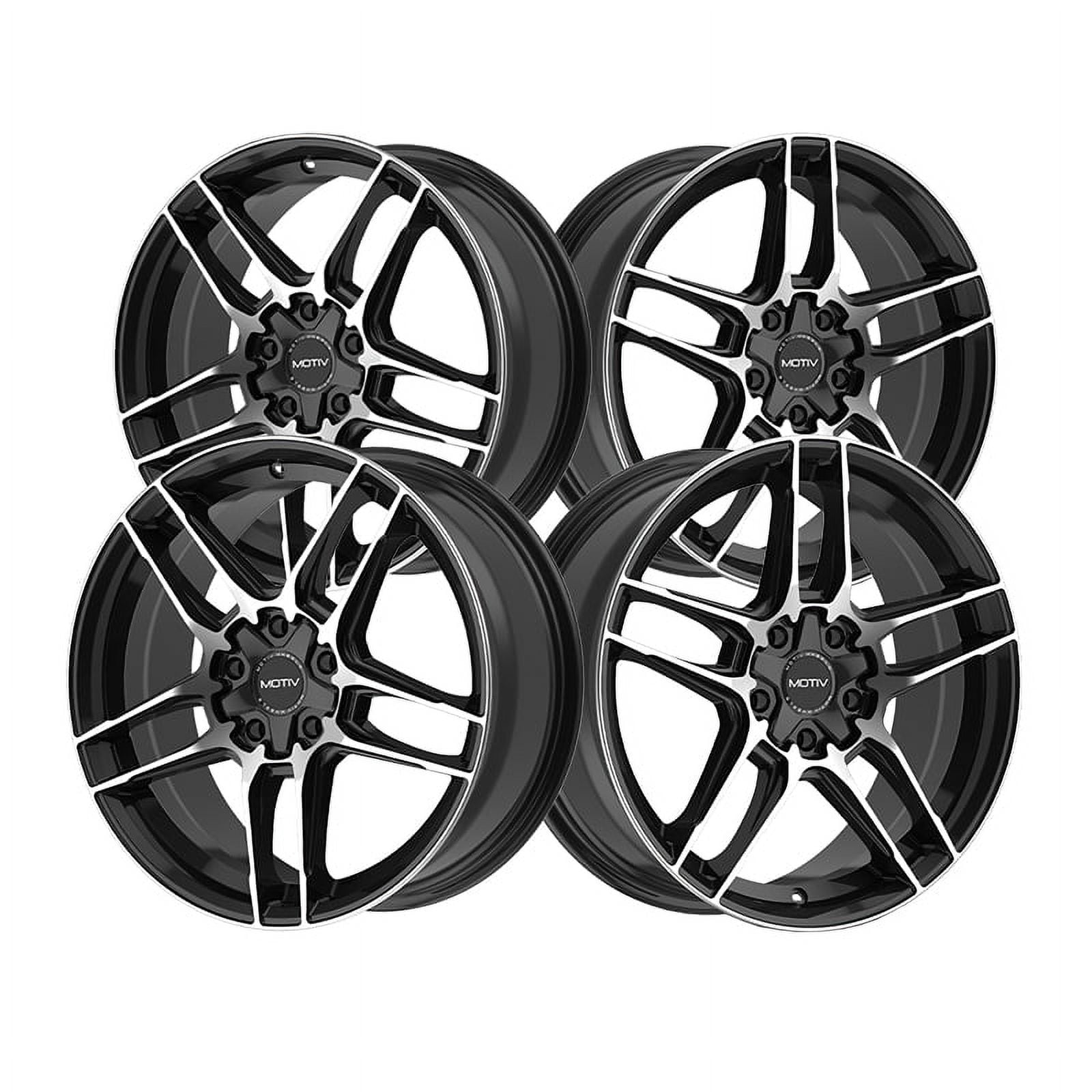 Motiv 18x7.5 5X100 434MB Matic Black Wheel Rim