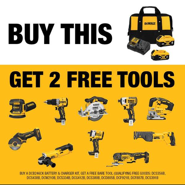 20-Volt Maximum XR Cordless Brushless 3-Speed 1/4 in. Impact Driver with 6.0 Ah and 4.0 Ah Batteries, Charger and Bag