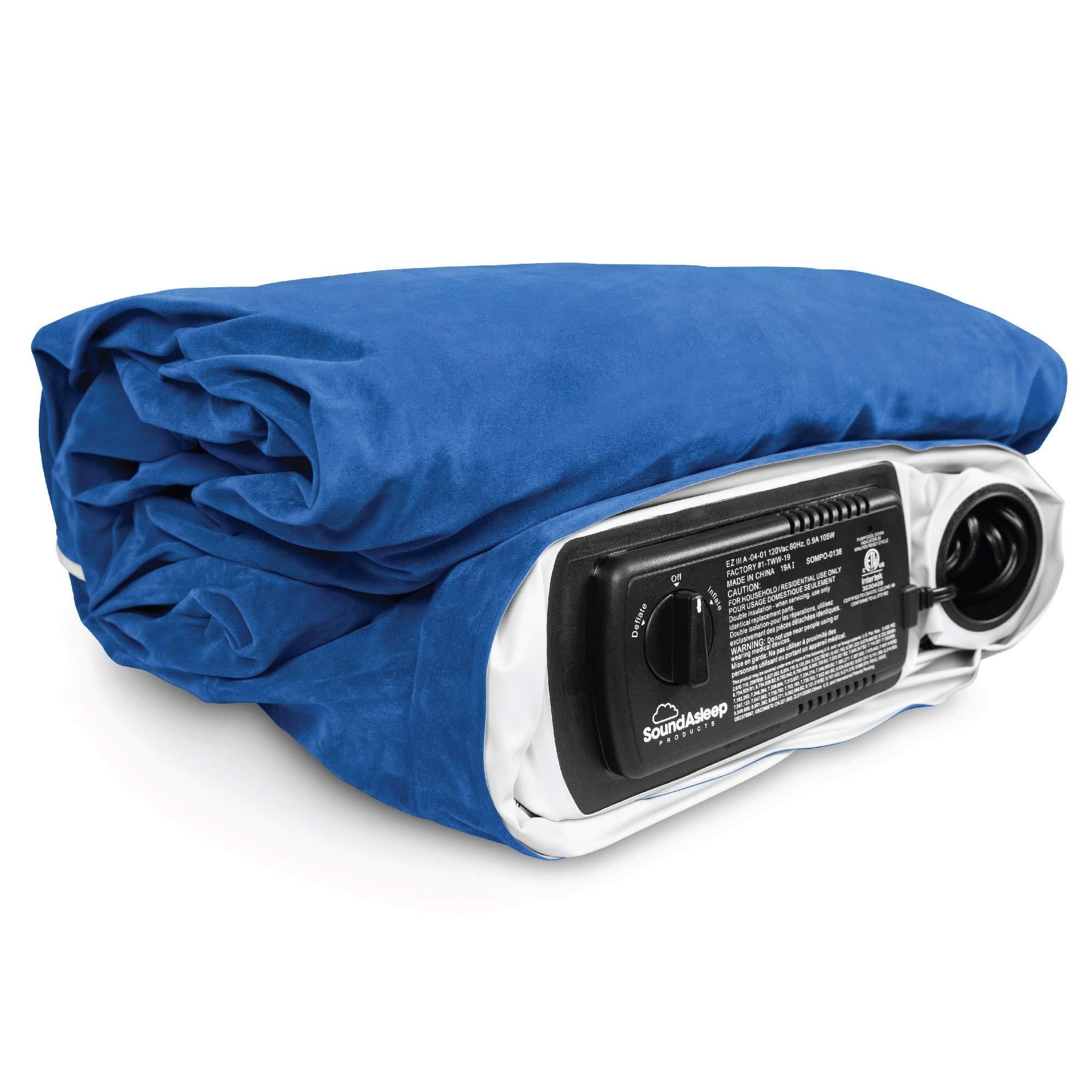 Dream Series Air Mattress with ComfortCoil Technology & Internal Built In High Capacity Pump - Queen Size