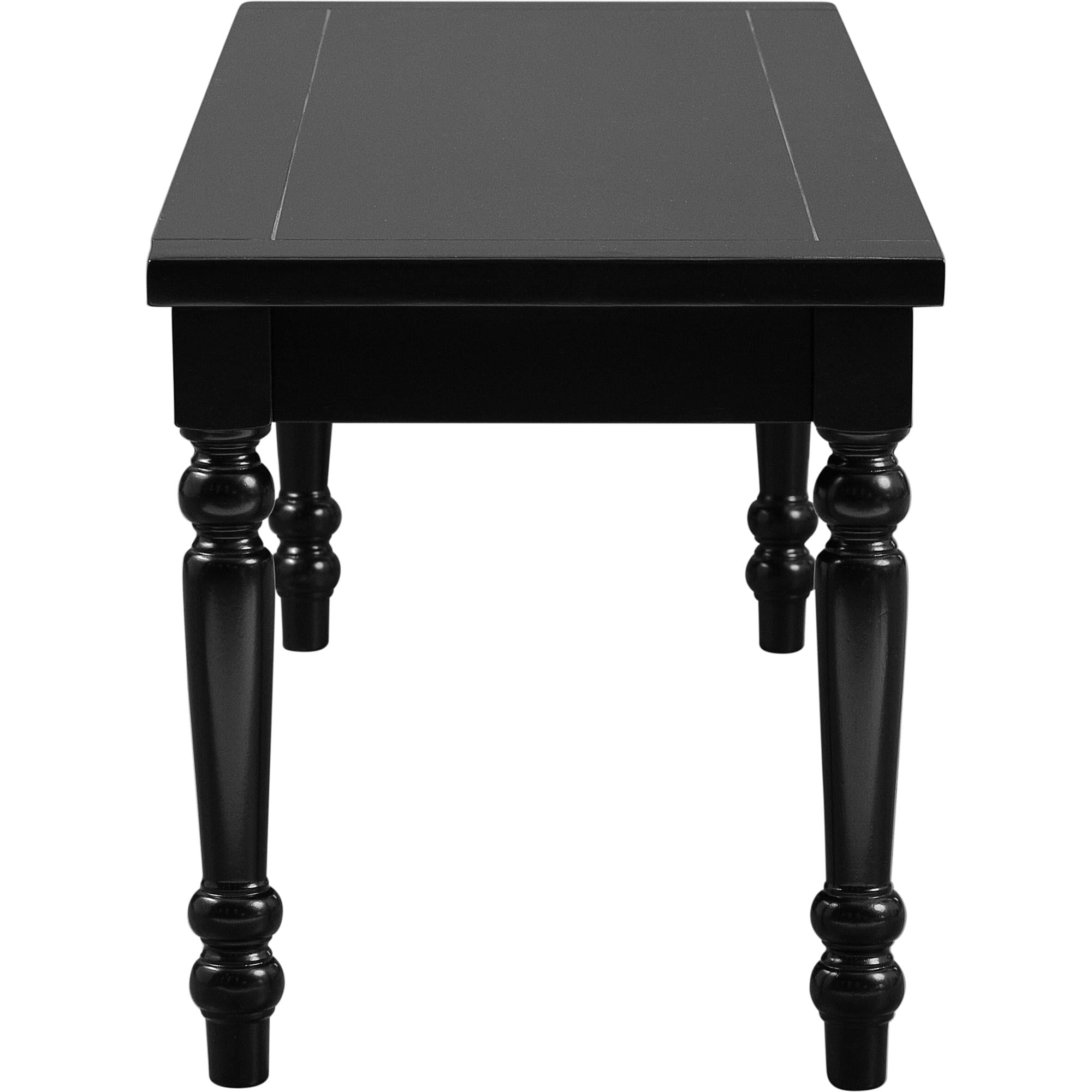Camden Isle Philippe Dining Bench, Black